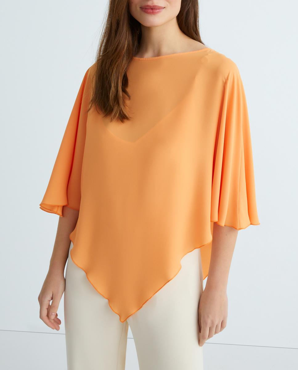 Imagen 0 de Poncho liso pico de fiesta