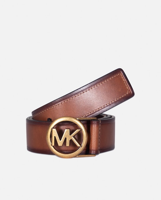 Imagen 0 de Cinturón de cuero marrón  Michael Kors
