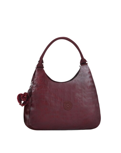 Imagen 0 de Bolso de mano mediano en color negro con diseño patch