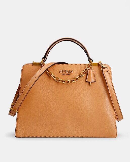 Imagen 0 de Bolso de mano Kristle en marrón claro con varias asas