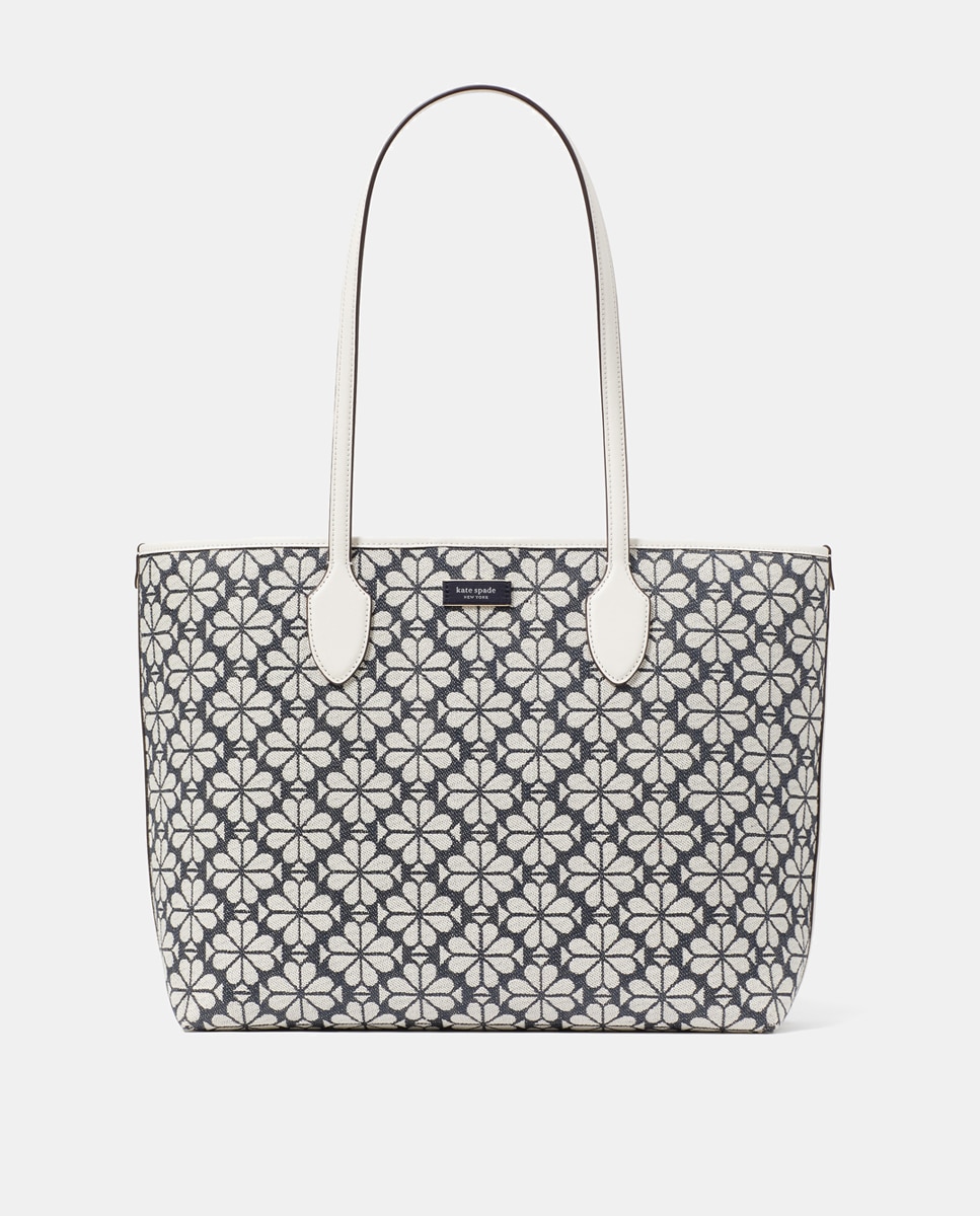 Imagen 0 de Tote grande Bleecker en jacquard y estampado floral
