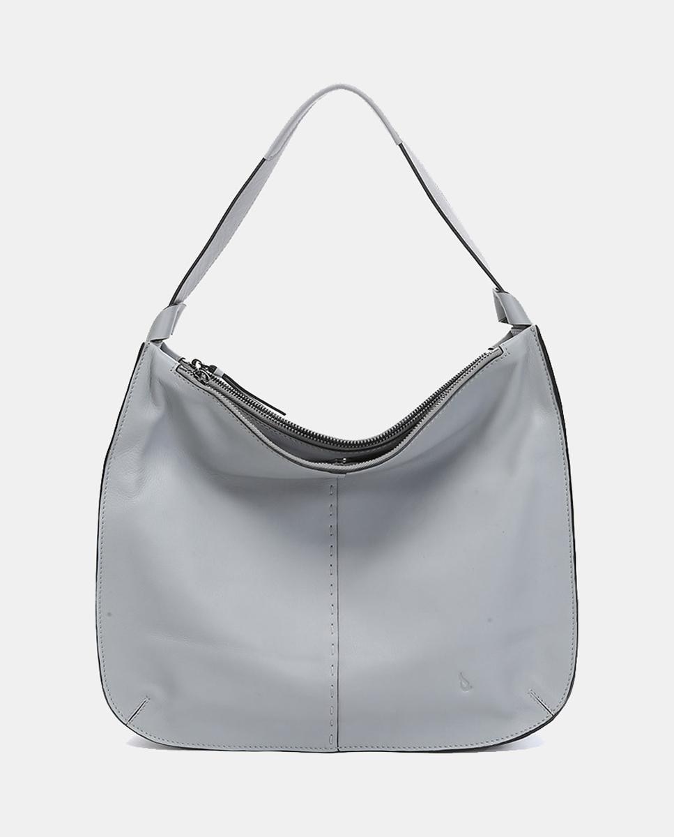 Imagen 0 de Bolso de hombro Oceans Diary en piel gris