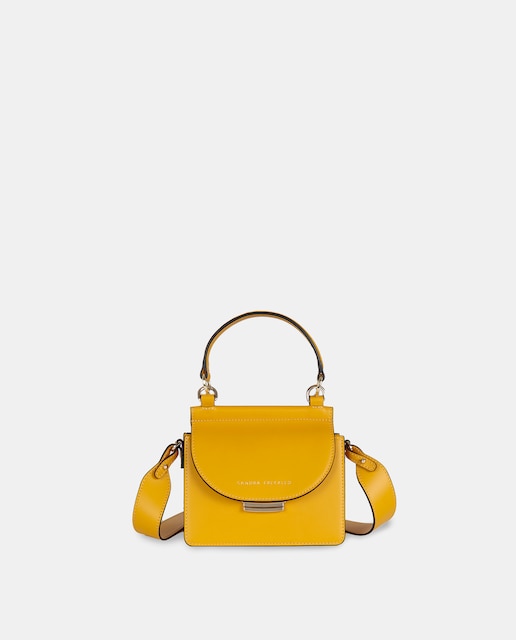 Imagen 0 de Bandolera mini en piel con detalle de la marca