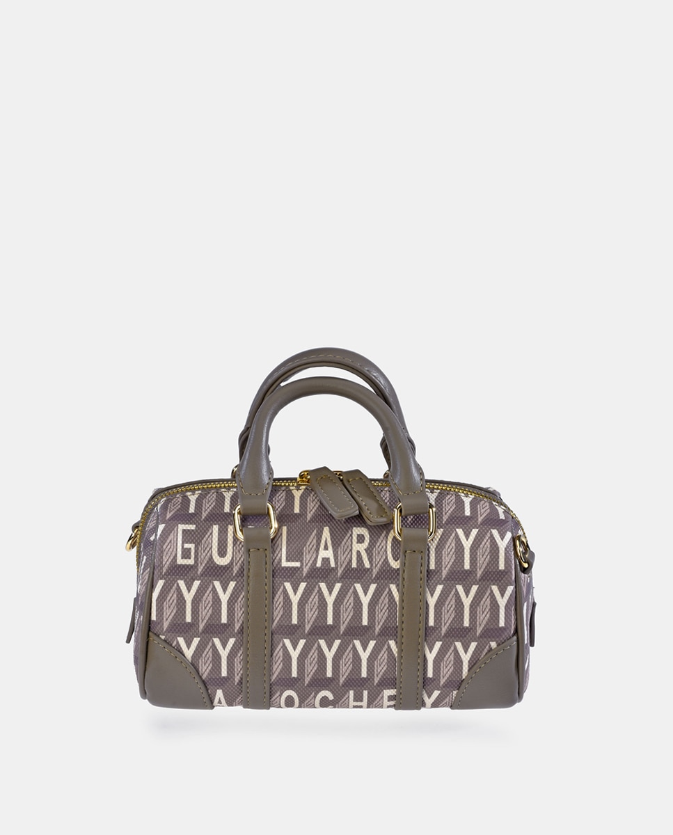 Imagen 0 de Bolso de mano mini El Caballo en lona estampada color azul