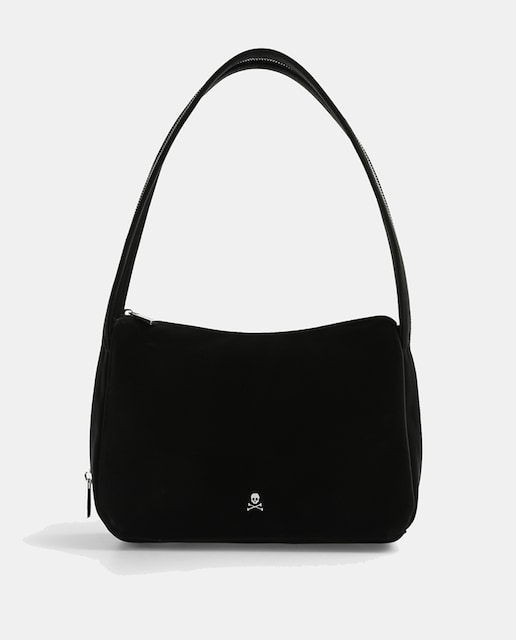 Bolso terciopelo NY ZIPPER MINI BAG negro