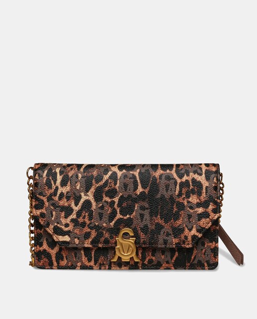 Imagen 0 de Bolso bandolera con multilogo y monedero charm