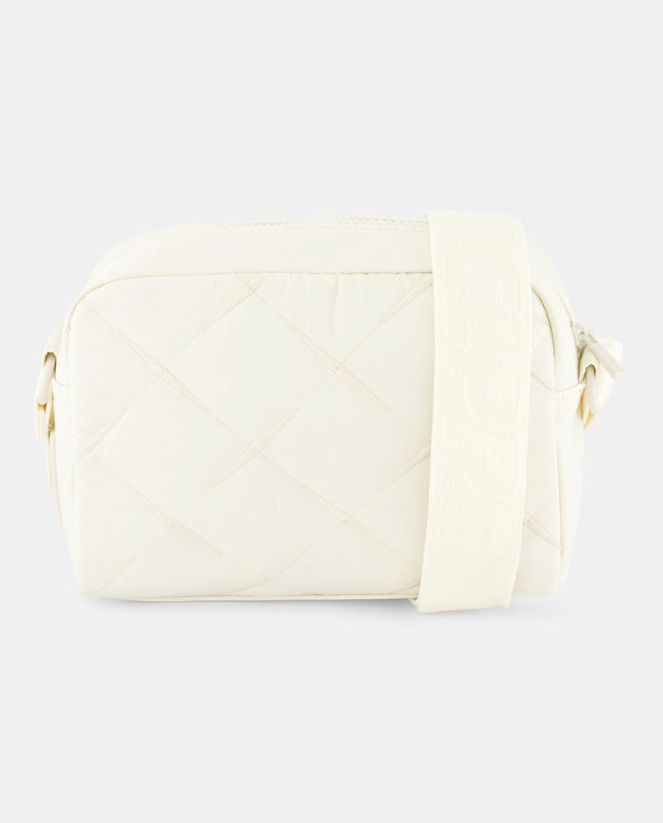 Imagen 0 de Bolso con doble asa pequeño NY QUILTED FABRIC BAG beige
