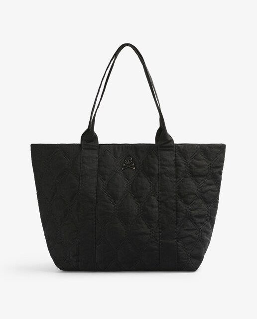 Bolso de hombro grande NY QUILTED SP BAG burdeos