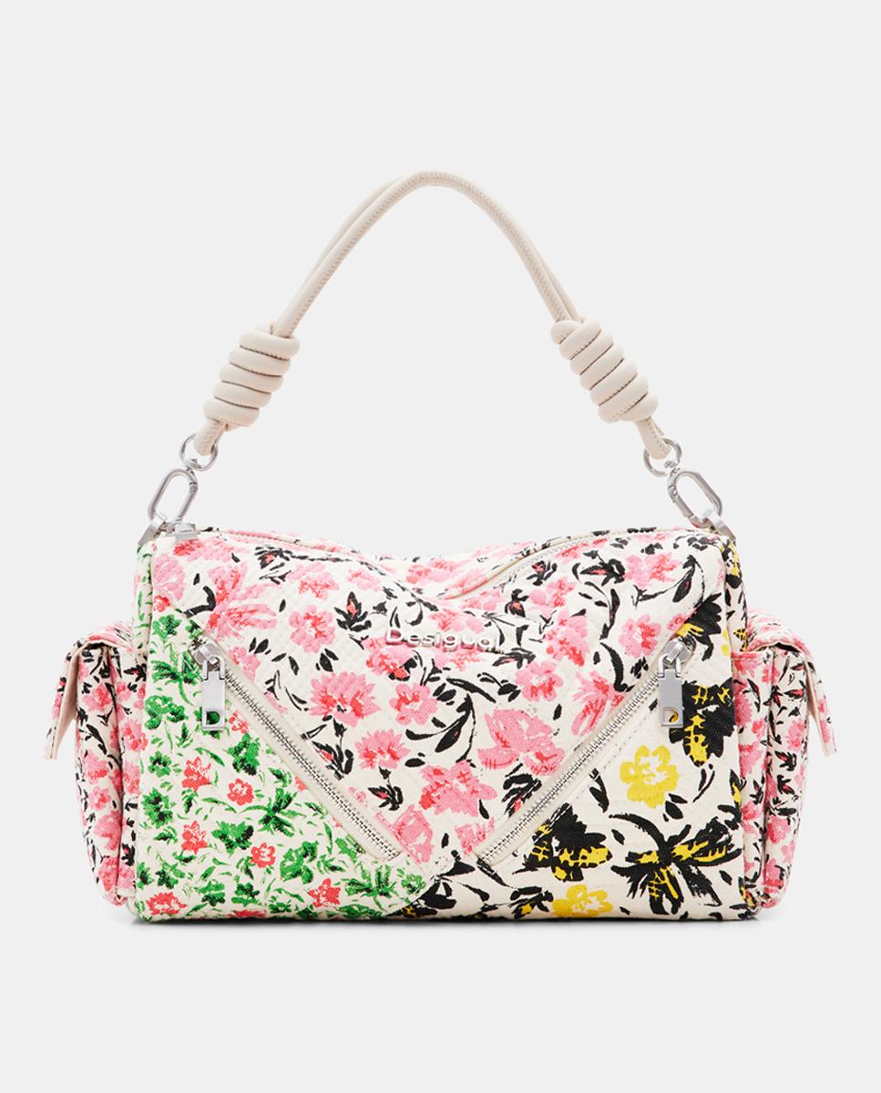 Imagen 0 de Bolso M canvas con flores
