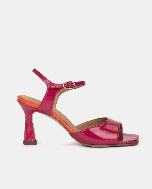 Imagen 0 de Sandalias Alayor de mujer en piel con tacón embudo