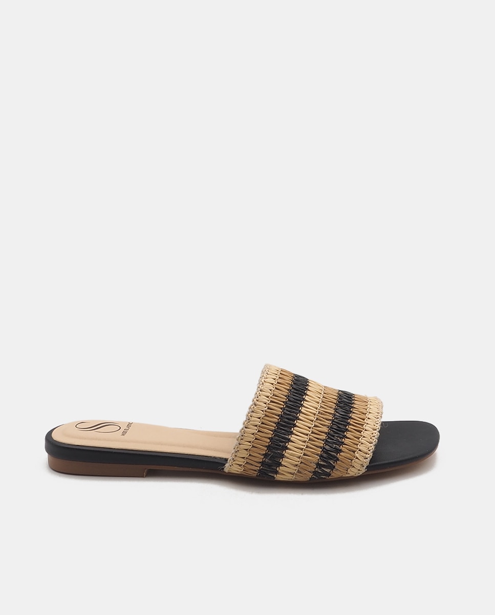 Imagen 0 de Sandalias de mujer con pala rafia