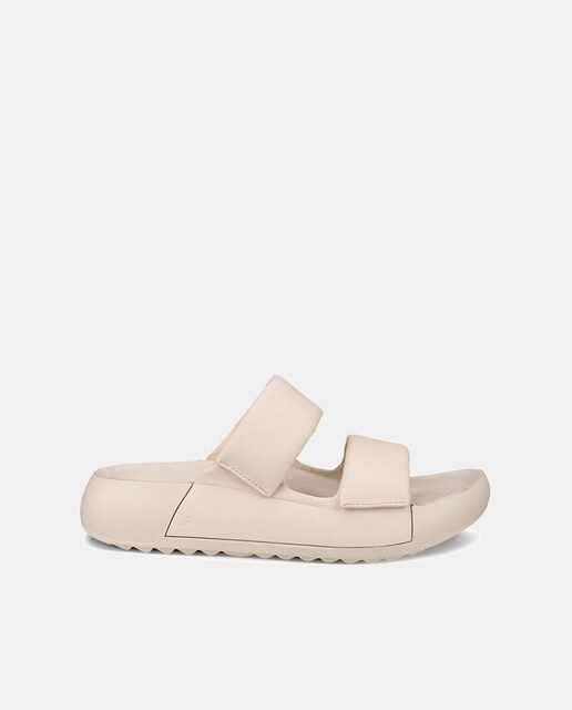 Imagen 0 de Sandalias planas Cozmo Pf de mujer en piel doble tira acolchada