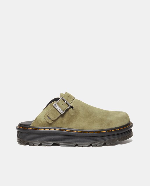 Imagen 0 de Zuecos Zebzag de mujer en ante con plataforma