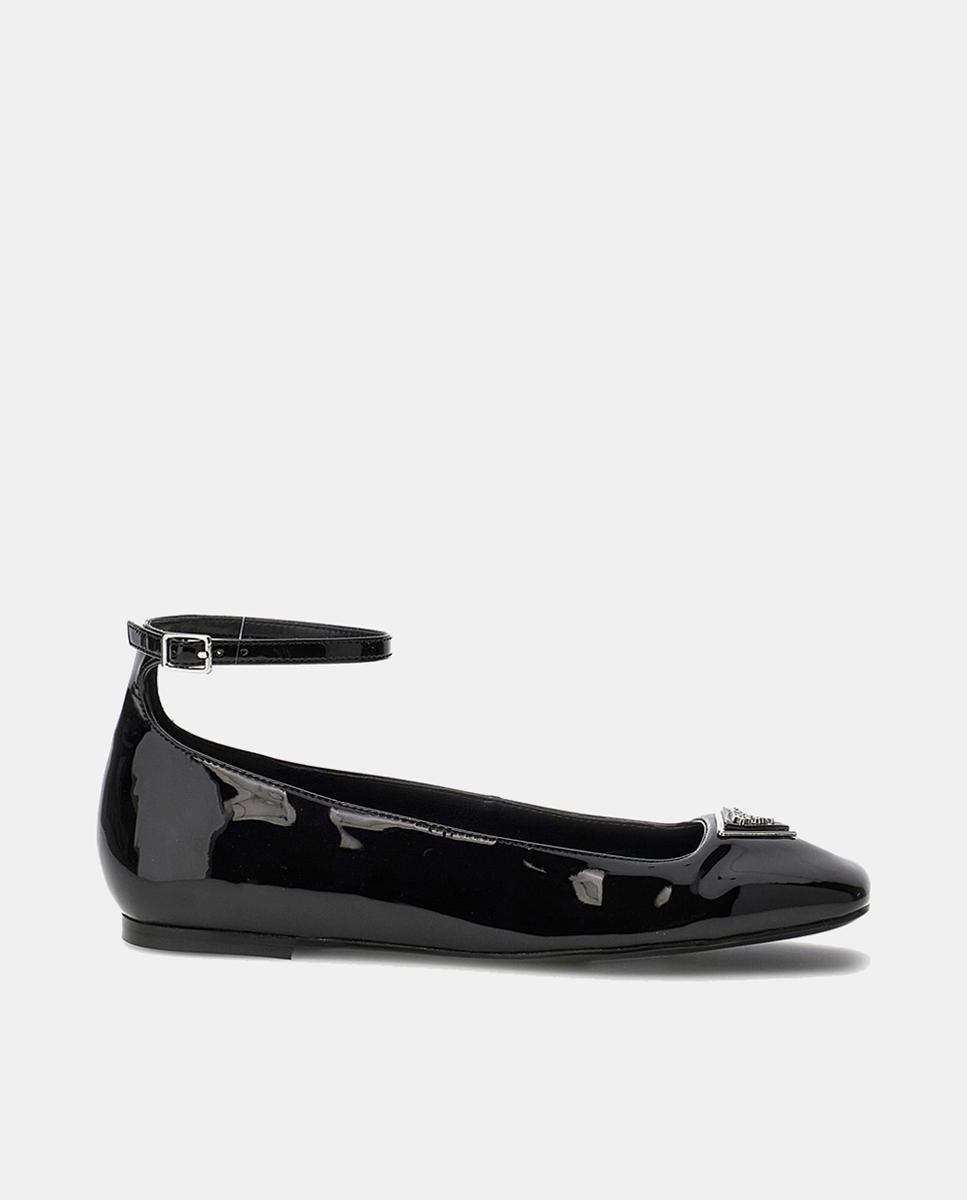 Imagen 0 de Zapatos planos de mujer bailarina de charol modelo levvis