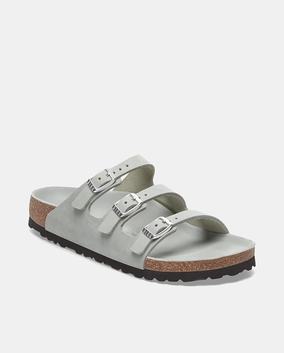 Imagen 0 de Sandalias de mujer Florida en cuero natural de nobuck
