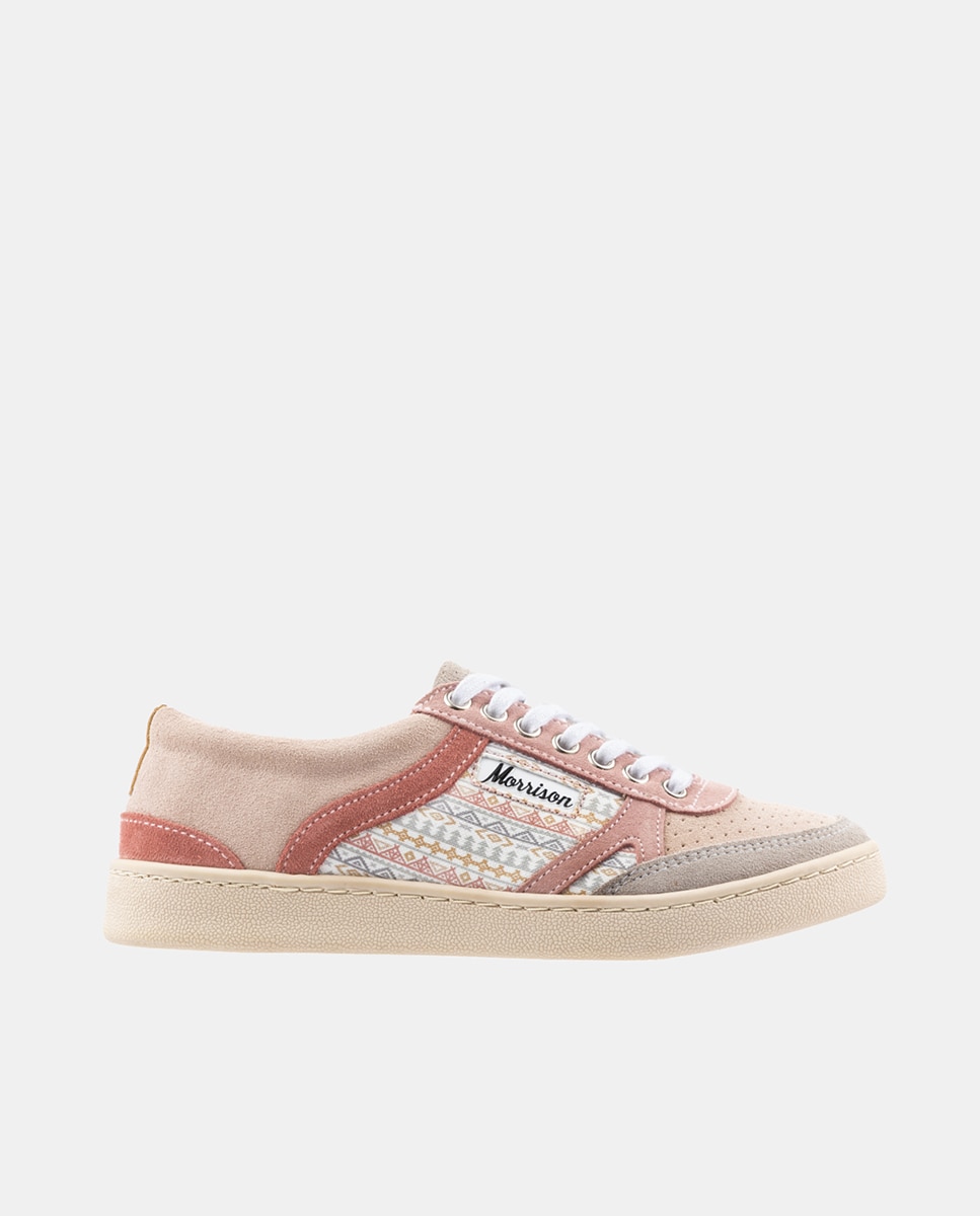 Imagen 0 de Zapatillas Marilyn en serraje con combinaciones únicas