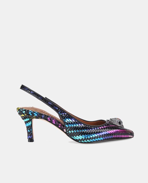 Imagen 0 de Zapatos de salón Belgravia Sling mujer en piel trenzada