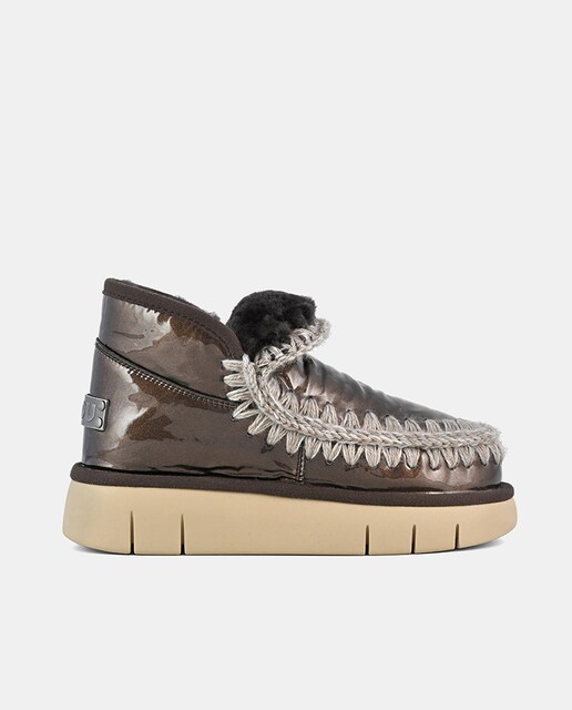 Imagen 0 de Botin plano eskimo mujer piel plataforma