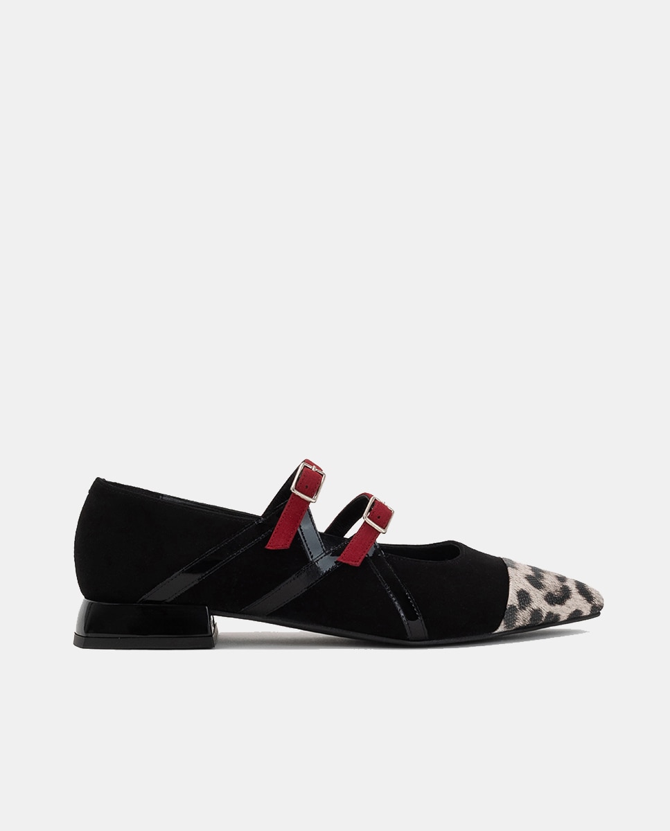 Imagen 0 de Zapatos de mujer tipo merceditas en combinación multi