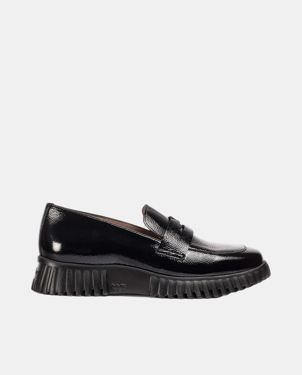 Imagen 0 de Mocasines cuña negros