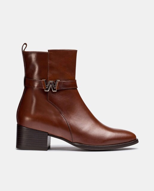 Imagen 0 de Botines Waterloo mujer piel tacón bloque