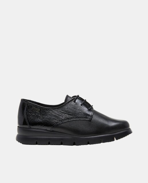 Imagen 0 de Blucher gris combinado piel y charol