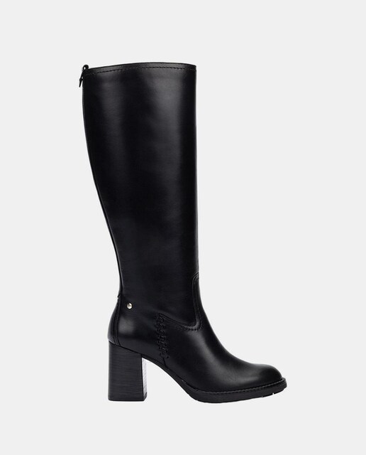 Imagen 0 de Botas de mujer de piel en color Negro