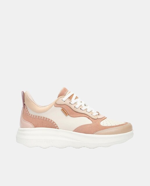 Imagen 0 de Zapatillas de piel de mujer de piel en color Blanco