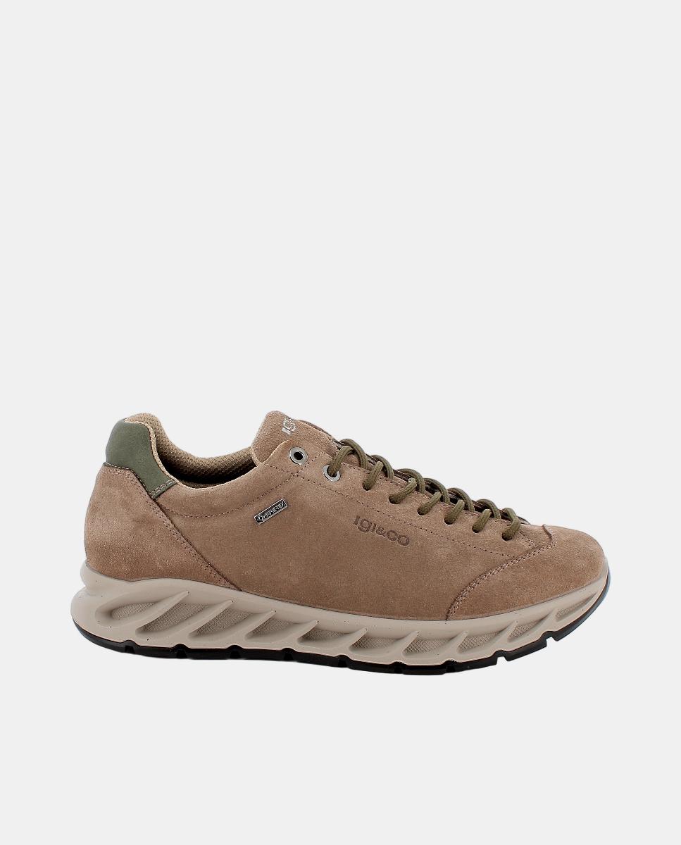 Imagen 0 de Zapatos deportivos de señora, piel ante, forro Goretex, cierre con cordones