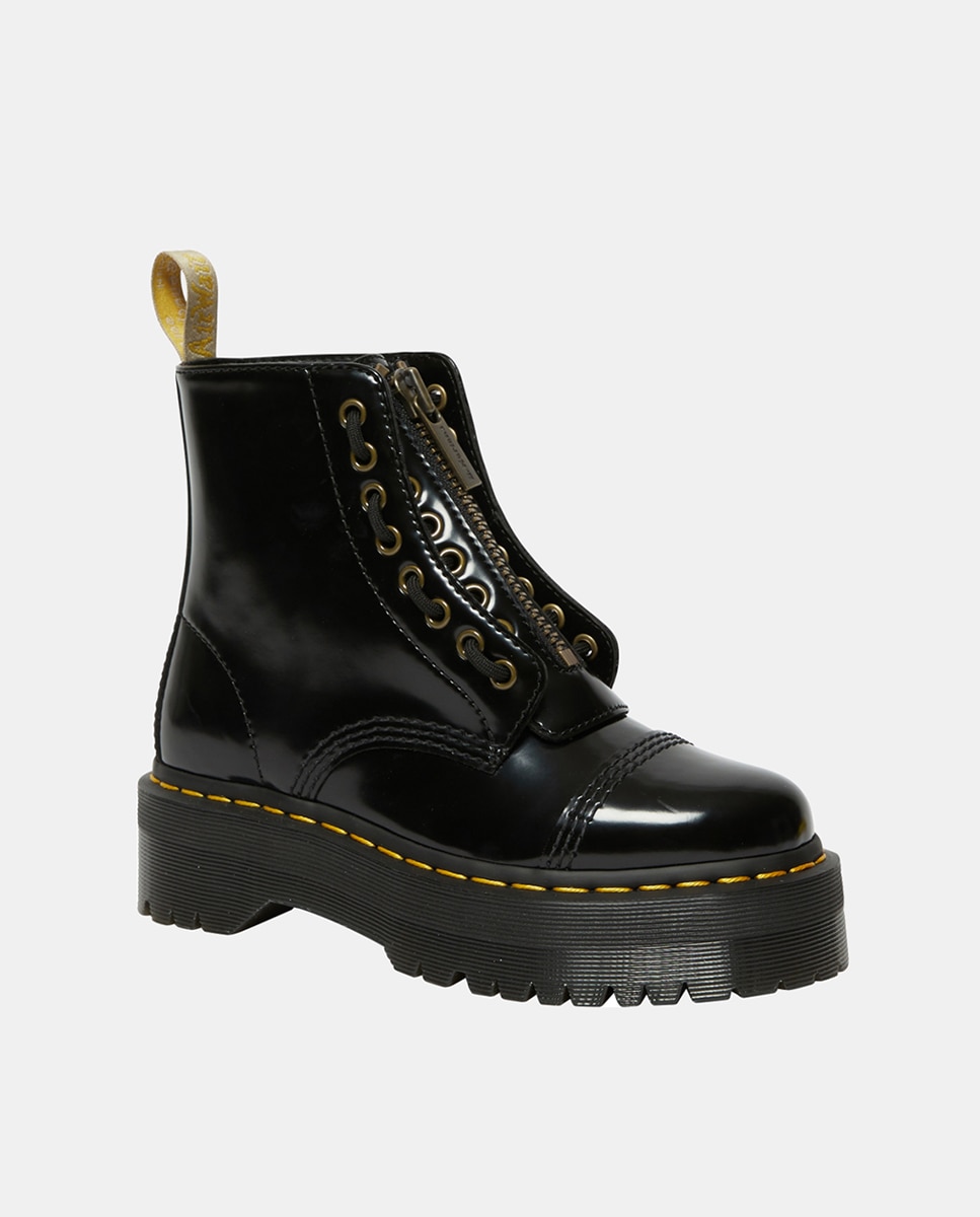 Imagen 0 de Botas de mujer en negro con cierre de cremallera