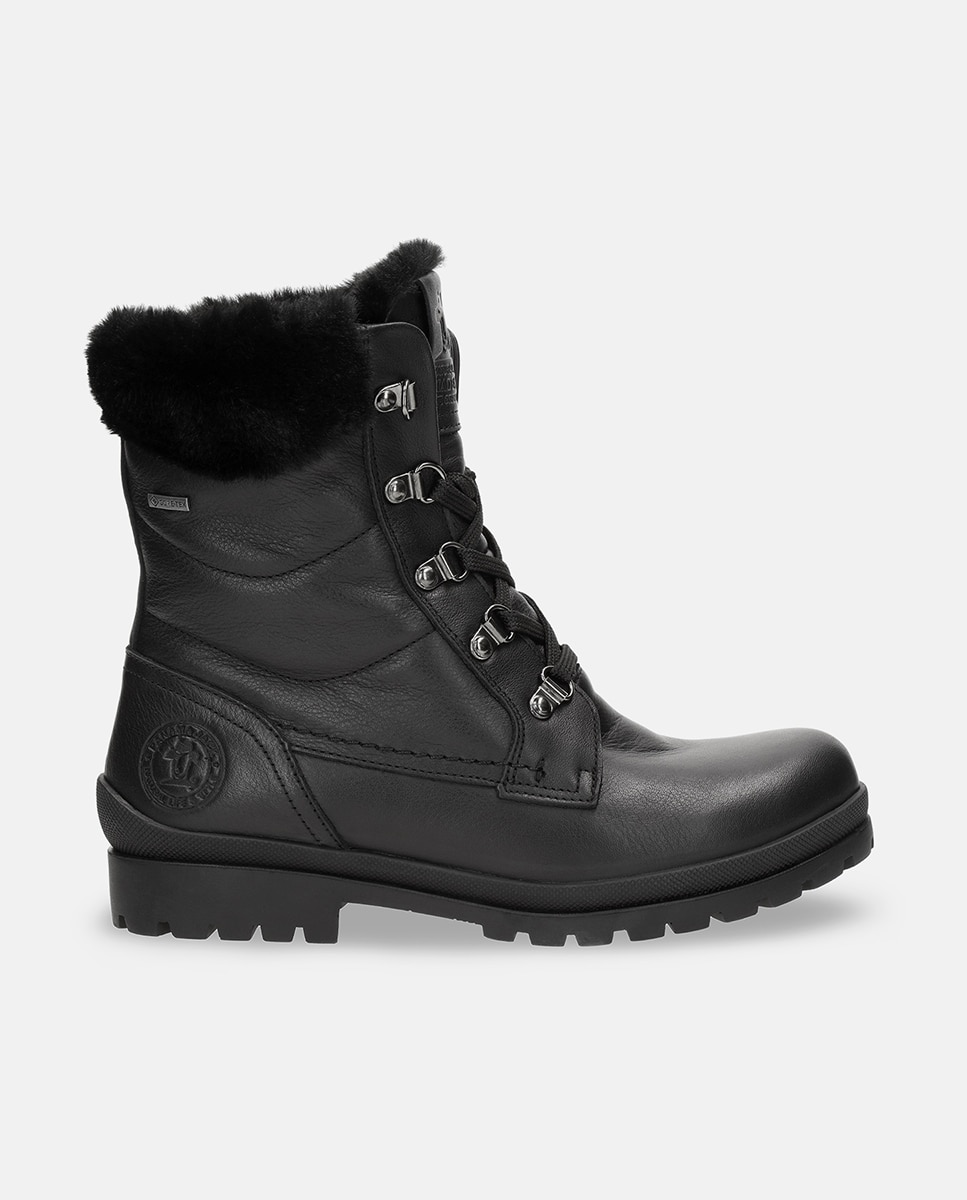Imagen 0 de Botas de mujer en piel con forro de goretex