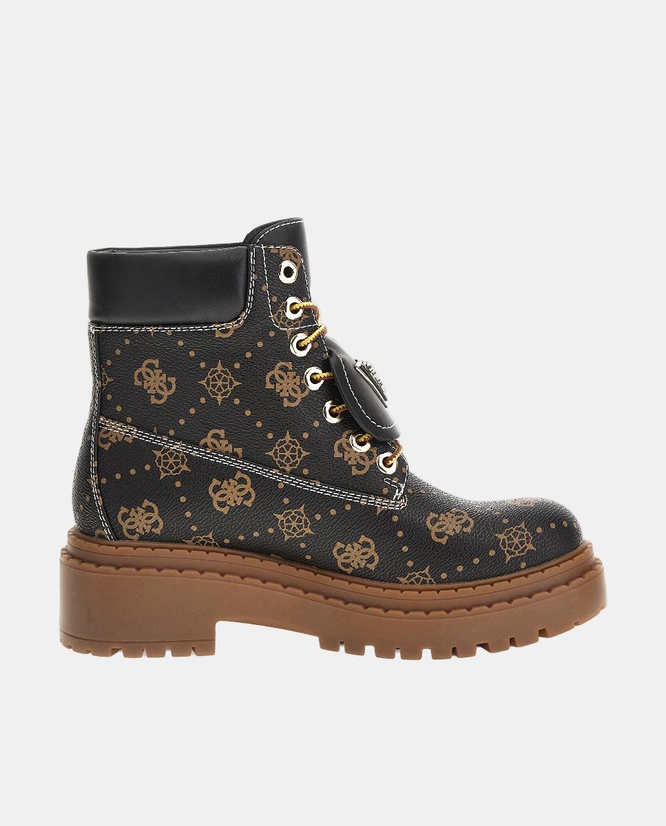 Imagen 0 de Botas Leavey mujer tacón plano con cordones