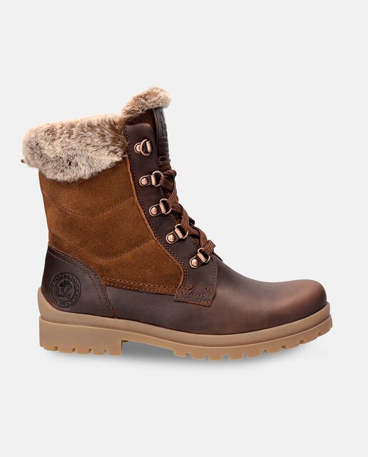Imagen 0 de Botas de mujer Panama Jack de napa y serraje marrón