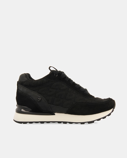 Imagen 0 de Zapatillas mujer acolchadas textura cuña interna
