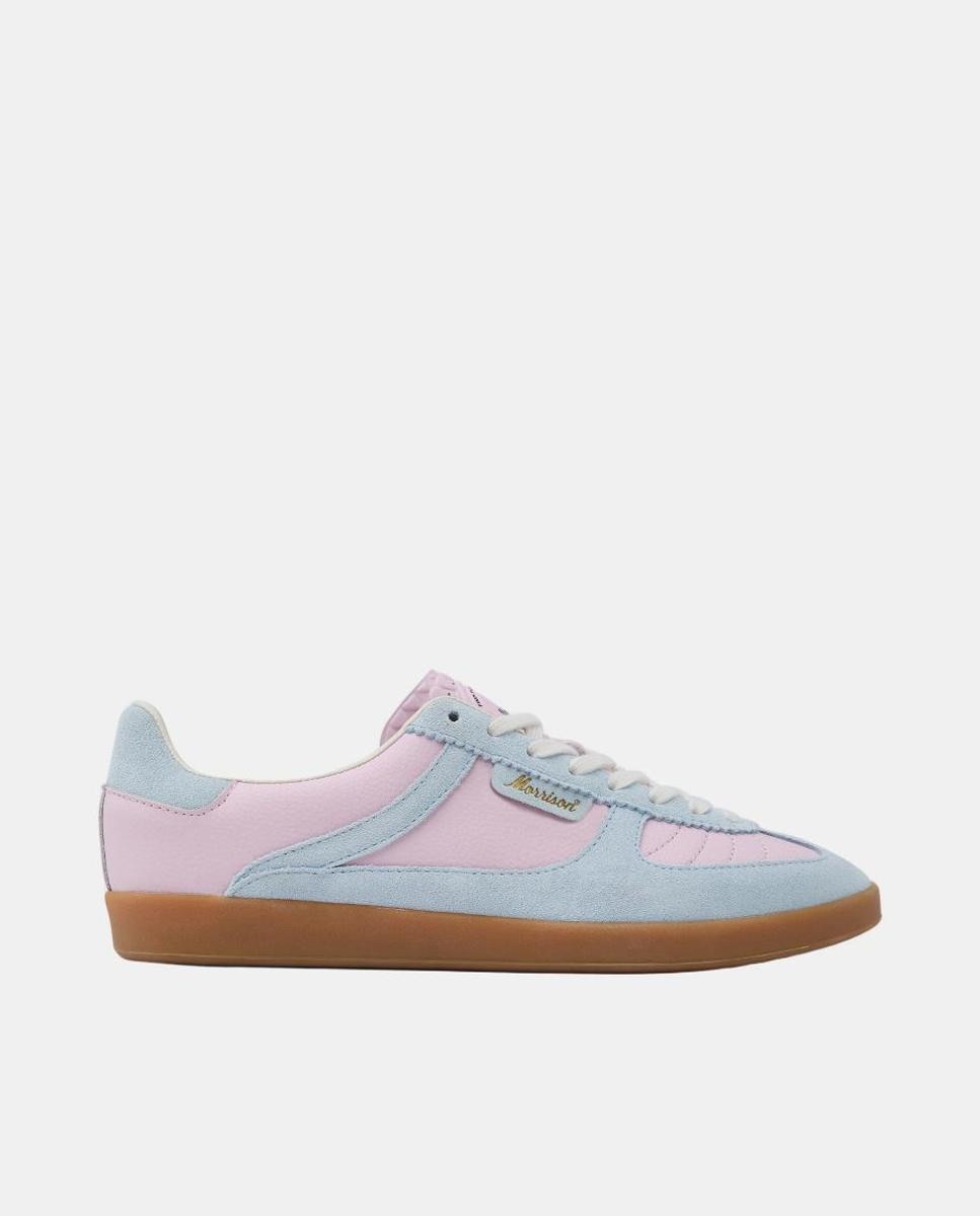 Imagen 0 de Zapatilla mujer en cuero con combinaciones de serrraje en diferentes colores