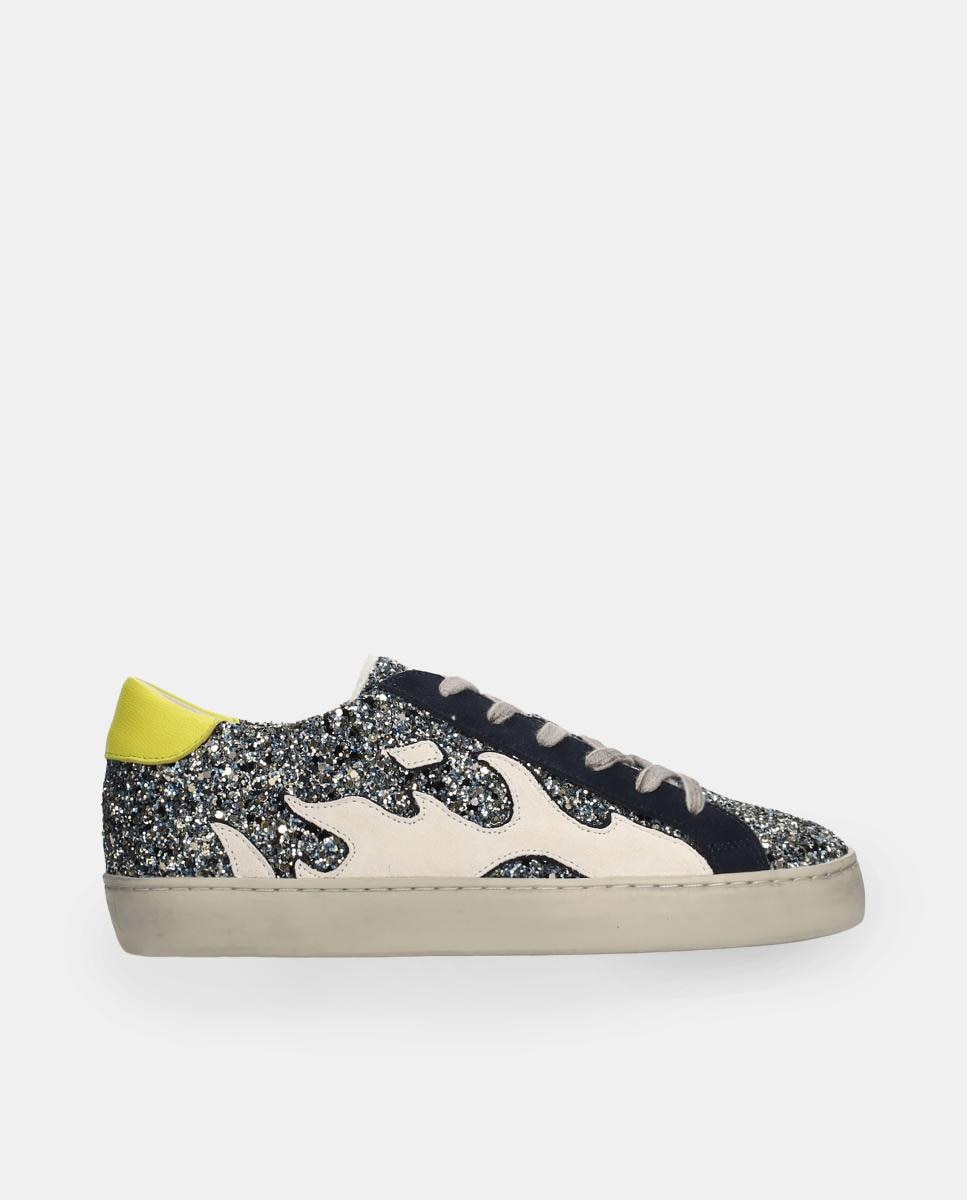 Imagen 0 de Zapatillas deportivas de mujer en piel