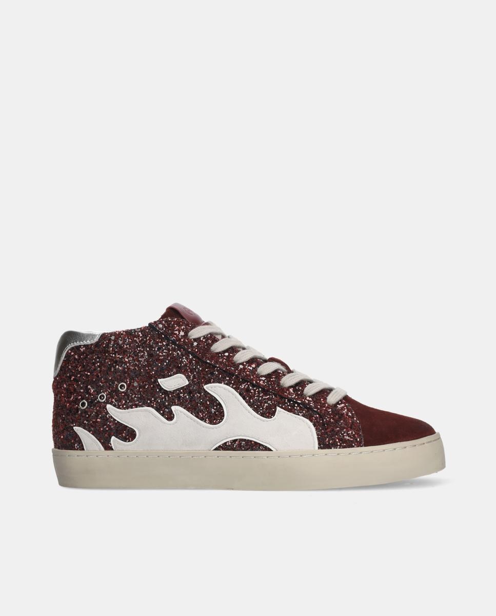 Imagen 0 de Zapatillas deportivas de mujer en piel