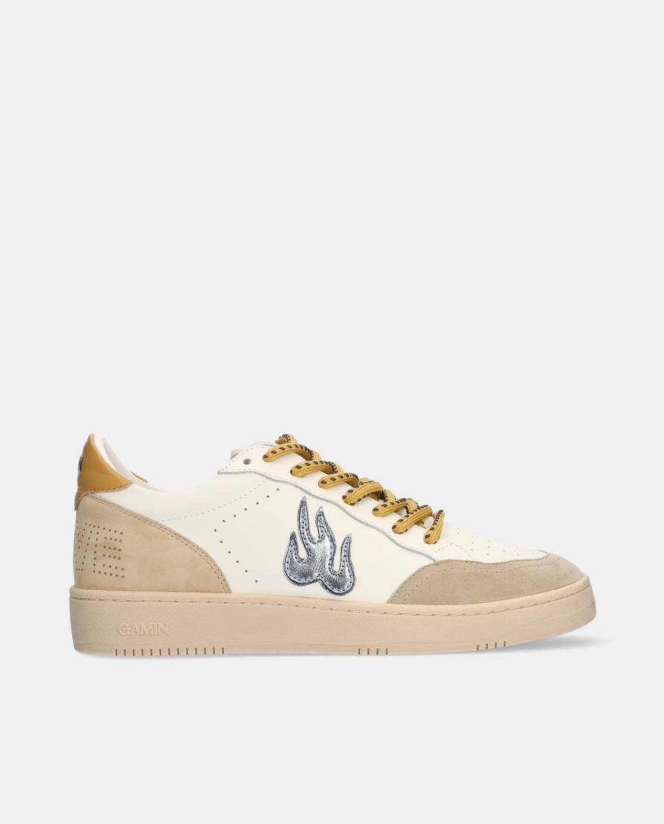 Imagen 0 de Zapatillas deportivas de mujer en piel