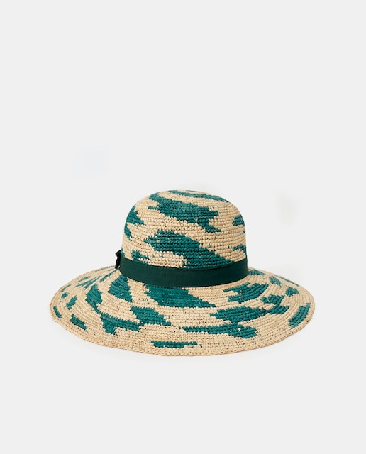 Imagen 0 de Sombrero de paja estampado