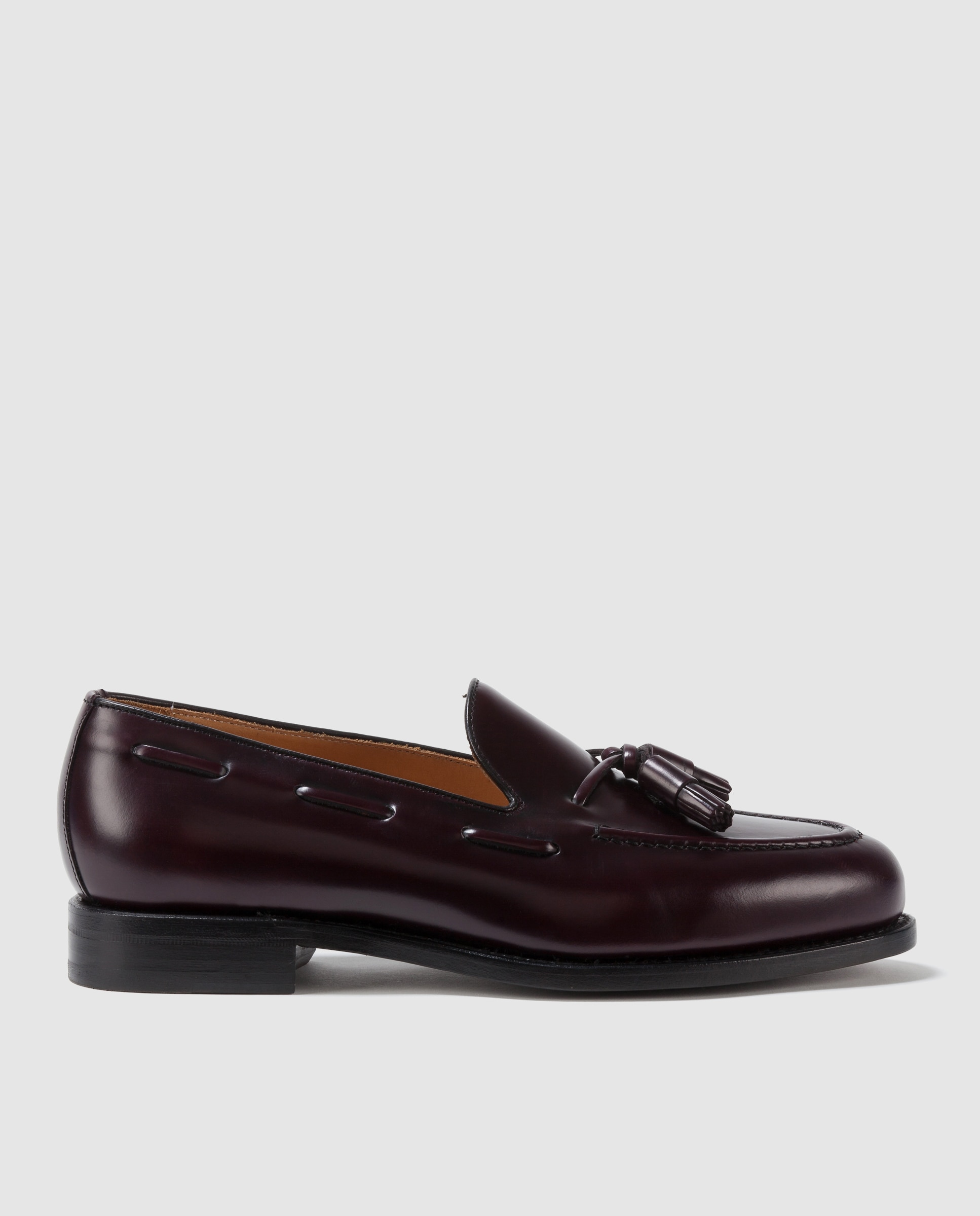 Imagen 0 de Mocasines de hombre Sebago de piel en color granate