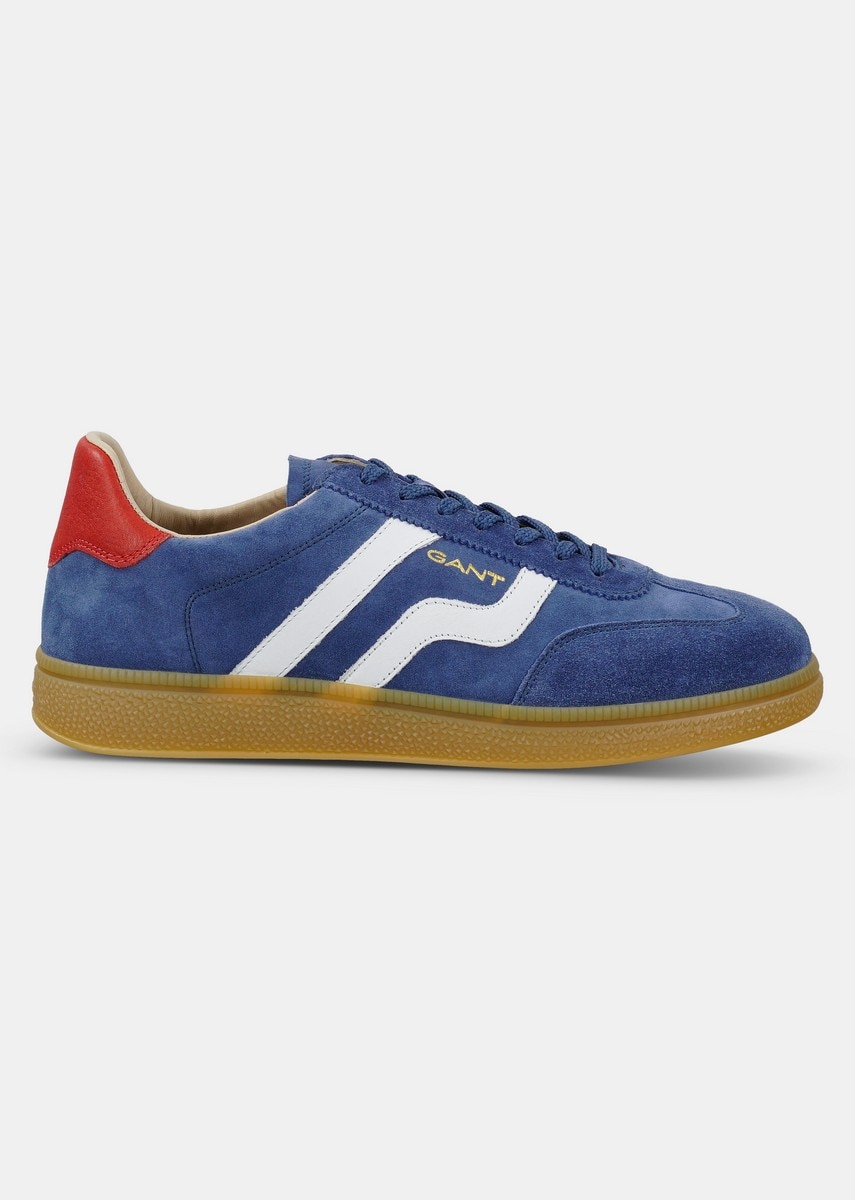 Imagen 0 de Zapatillas deportivas de hombre de piel con cierre de cordones