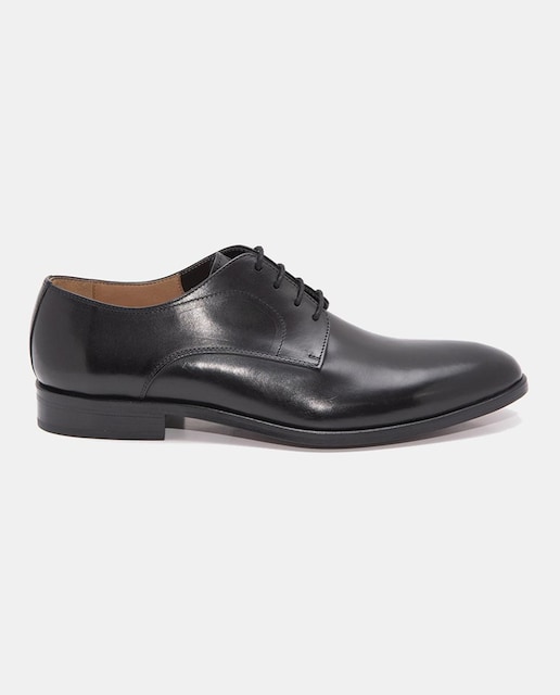 Imagen 0 de Zapatos de cordones de hombre en piel con pala lisa
