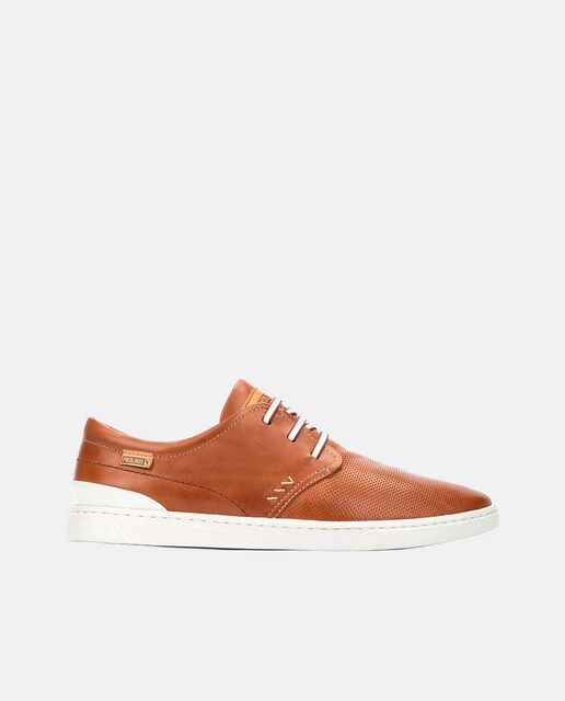 Imagen 0 de Zapatos de cordones y bluchers de hombre de piel