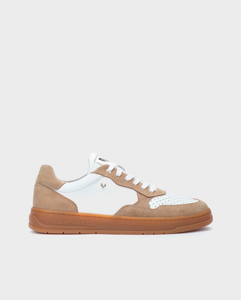 Imagen 0 de Zapatillas de piel de hombre de piel en color