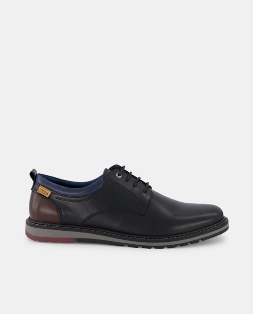 Imagen 0 de Zapatos de cordones Berna de hombre en piel con pala lisa