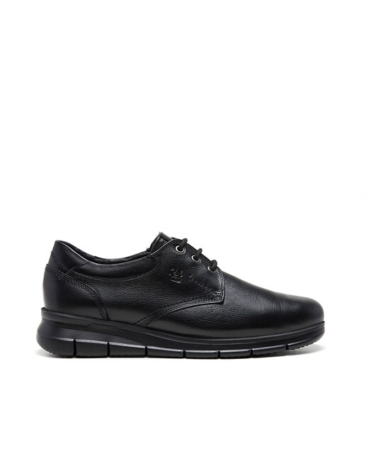 Imagen 0 de Blucher en napa negra
