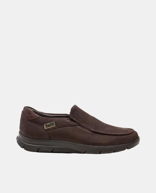 Imagen 0 de Mocasín en nobuck marrón