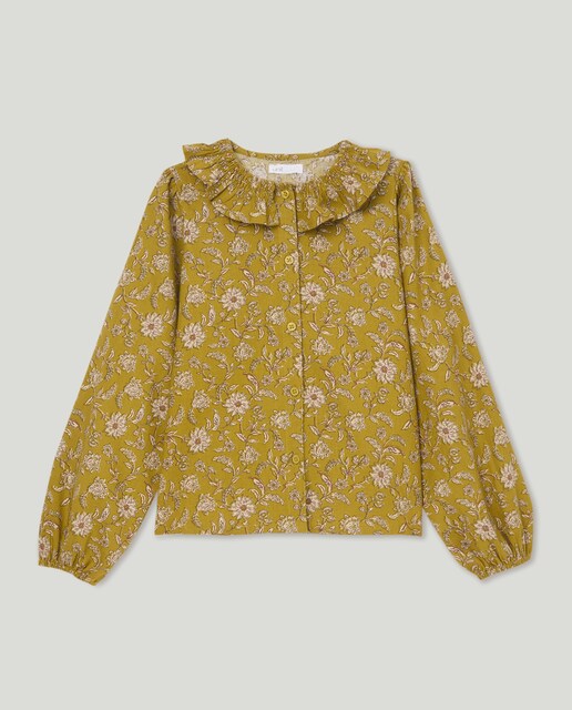 Imagen 0 de Blusa niña franela cuello