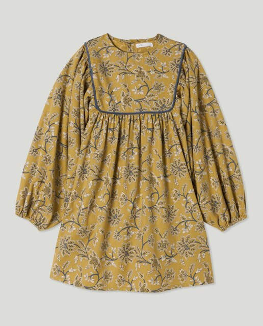 Imagen 0 de Vestido niña estampado con canesú