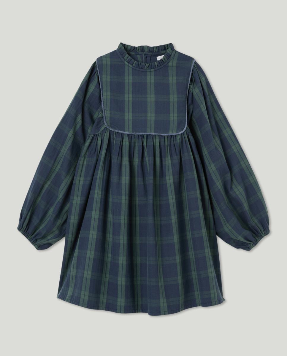 Imagen 0 de Vestido niña cuadros de franela
